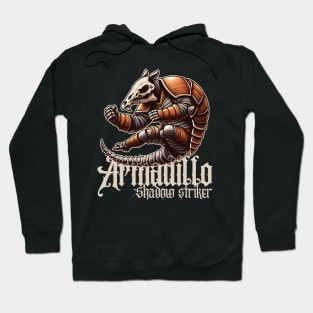 Armadillo skeleton fighter Hoodie